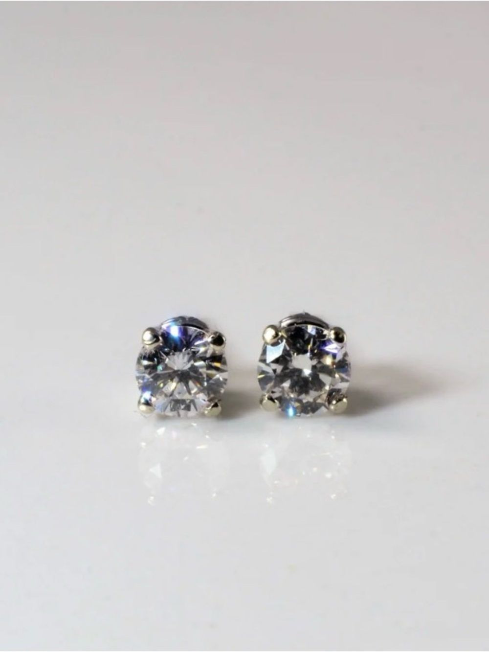 0.50 Carat Natural Diamond Studs